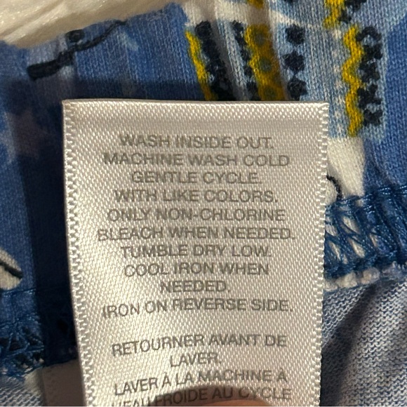 Adult Hanukkah pajama set, cotton knit top & pants with llama print -size M-NWOT - Picture 15 of 16